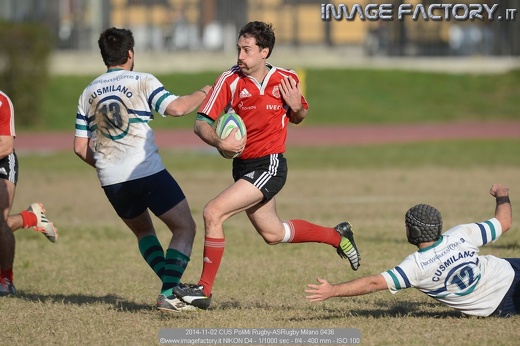 2014-11-02 CUS PoliMi Rugby-ASRugby Milano 0436
